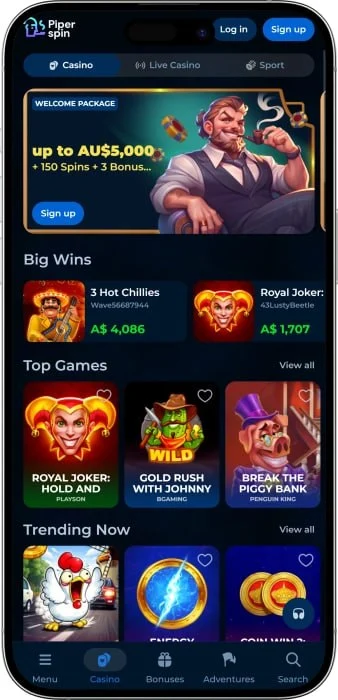 Piper Spin - Casino uden ROFUS
